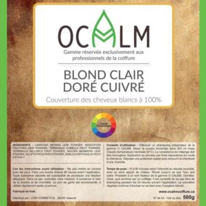 Blond clair doré cuivré